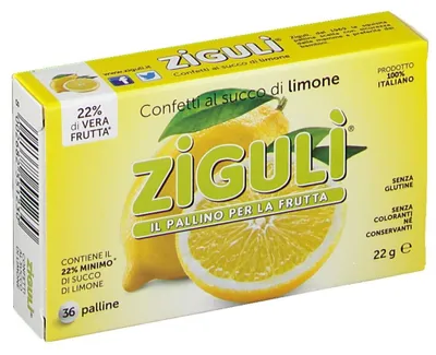 Immagine prodotto di Ziguli Limone 36 Palline 22 G