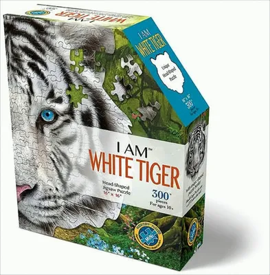 Produktbild von MADD CAPP Shape Puzzle Mini - weisser Tiger 300 Teile