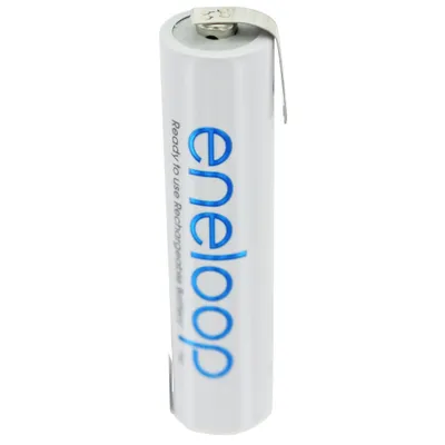 Obrázek produktu pro Standardní baterie Panasonic eneloop Micro AAA HR-4UTG 800mAh s pájecími očky, dříve Sanyo Eneloop