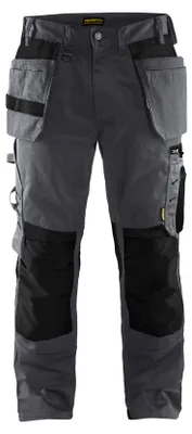 Produktbild von Blakläder Handwerker Bundhose 1555 1860 in div. Farben, Farbe:Mittelgrau/Schwarz, Größe:C146