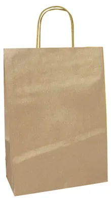 Produktbild von Clairefontaine 25 Geschenktaschen 180+70x240, kraft braun - Kartonbraun 395609C