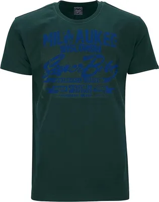 Produktbild von Übergrößen T-Shirt Milwaukee blau AHORN SPORTSWEAR bottle green 5XL