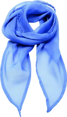 Immagine prodotto di Premier Workwear PR740 | Sciarpa Sciarpa da donna in chiffon a colori - 98 x 16,5 cm - Colore: Midblue (circa Pantone 2718) - Dimensioni: 98 x 16,5 cm