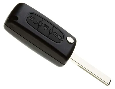 Schlüsselgehäuse für Citroën C4 Picasso/C5, 3 Tasten, CE0523