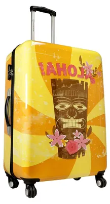 Produktbild von Reisekoffer Hawaii 1 Hartschalen Koffer Kofferset Handgepäck Teleskop Trolley Boardcase mit TSA Schloss und Leichtlaufrollen Größe M