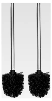 Produktbild von Toilettenbürste aus Edelstahl - Bad Bürste mit Halter und Ersatzbürste