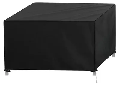 Image de Housse de protection pour table de jardin, imperméable, pour meubles de jardin rectangulaires, dimensions : 126 x 126 x 74 cm