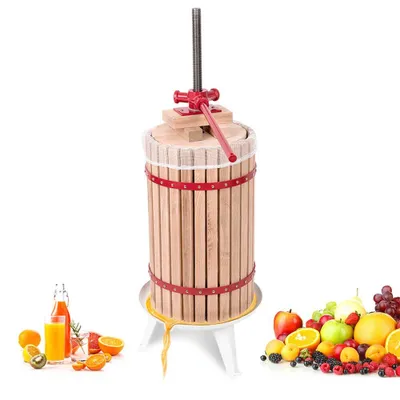Produktbild von YUENFONG 30L Obstpresse Presstuch Mechanische Fruchtpresse Weinpresse Saftpresse Maischepresse Obstmühle (Obstpresse, 30L)