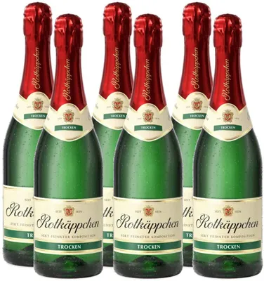 Obrázok produktu pre Rotkäppchen Sekt - 6-balenie Tradition Suché 0,75 l (11 % obj.) - [Obsahuje sírniky]
