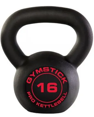 Obrázek produktu pro Kettlebell Gymstick Pro – černý – s online tréninkovými videi – 16 kg