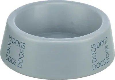 Produktbild von TRIXIE Keramiknapf - grau/blau - 0,4 l/ø 16 cm
