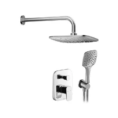 Produktbild von Ravak 10° - Brausegarnitur mit Unterputzarmatur, mit Körper, 3 Strahlarten, Chrom X07S012