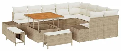 Imagen del producto de Banco de jardín - Banco para exteriores - Juego de sillones de exterior - Mueble de jardín - Banco para balcón - Amplio conjunto de asientos para 5 personas