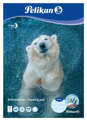 Zdjęcie produktu dla Pelikan 224824, Podkładka z papieru artystycznego, 100 g/m², 20 ark.