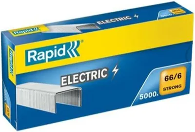 Image de Rapid - Staples 66/6 galvanisé fort 5000st | Boîte A 5000 pièces | 5 pièces