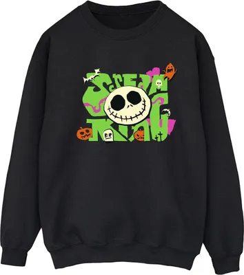 Immagine prodotto di The Nightmare Before Christmas - Felpa "Scream" da donna BI52992 (L) (Nero)