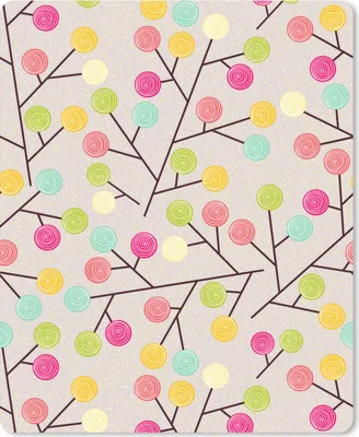 Produktbild von MuchoWow® Mauspad Mousepad Mädchen - Lutschbonbon - Baum - Muster - Mädchen - Rosa - Kinder - Kind 30x40 cm - Mousepads - Maus Mat - Pad - Mausunterlage - Mausmatten