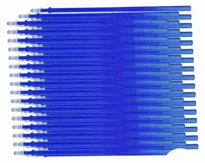 Obrázok produktu pre 50 kusov modrý atrament stierateľné náplne do gélových atramentových pier Fine Point 0,5 mm náhradné náplne do gélových pier pre stierateľné perá Kancelárske školské písacie potreby