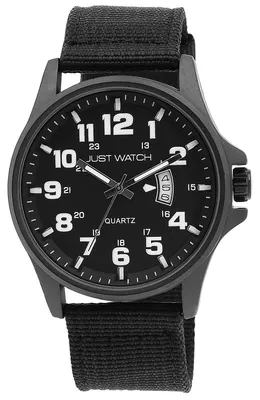 Produktbild von Herrenuhr Nylon Caius aus Nylon mit Datumsanzeige, 3 ATM wasserdicht