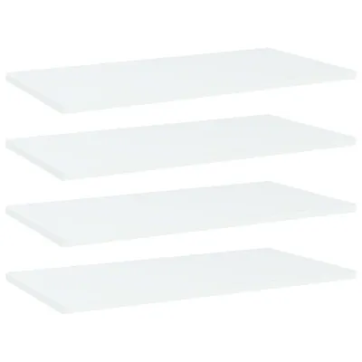 Produktbild von Bücherregal-Bretter 4 Stk. Weiß 60x30x1,5 cm Holzwerkstoff