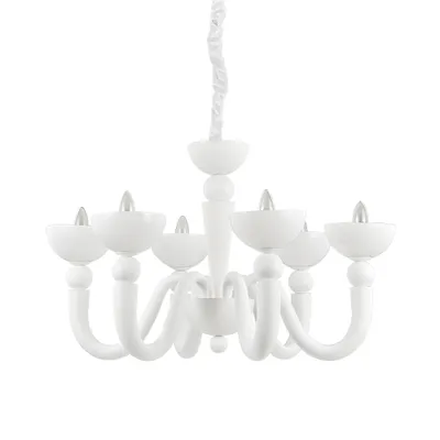 Image de Ideal Lux Lampe à suspendre Bon Bon Sp6 blanc