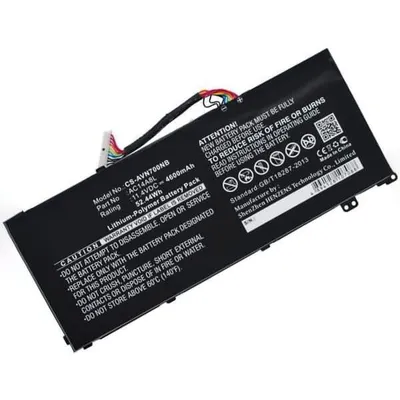 Produktbild von Akku für Acer Aspire V 15 Nitro (VN7-59 Li-Pol 11,4 Volt 4600 mAh schwarz