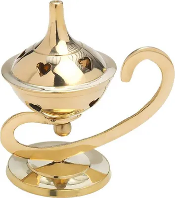 Produktbild von 2919 Weihrauchfass Set + 3 Sorten Weihrauch + Kohle Messing Handarbeit Кадильни