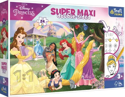 Produktbild von Puzzle 24 Super Maxi Glückliche Prinzessinnen 41008