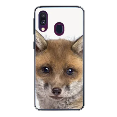 Produktbild von MuchoWow® Handyhülle Schutzhülle Hülle für Samsung Galaxy A40 Fuchs - Tiere - Jungtier - Jungen - Mädchen - Kind Silikon Softcase Handy Hülle - Handy-Tasche