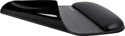 Image de StarTech.com Tapis de souris ergonomique avec coussinet en gel, 17x18x2cm, Tapis de souris rembourré en gel pour poste de travail ergonomique avec repose-poignets et base antidérapante enPolyuréthane(B-ERGO-MOUSE-PAD) - Tapis de souris avec coussinet de poignet - Noir - Conforme à la TAA