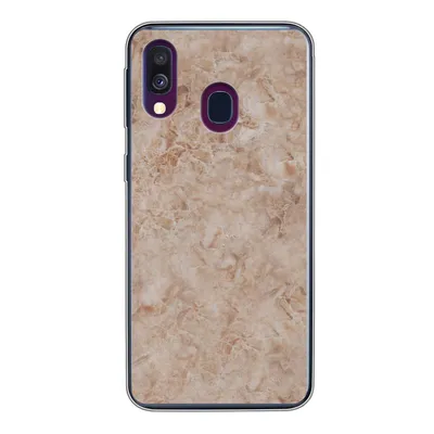 Produktbild von MuchoWow® Handyhülle Schutzhülle Hülle für Samsung Galaxy A40 Marmor - Braun - Muster Silikon Softcase Handy Hülle - Handy-Tasche