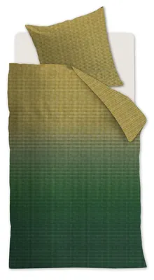 Produktbild von At Home by Beddinghouse Straight Bettwäsche Farbe Ocker 155x220cm+80x80 AL