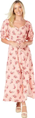 Produktbild von Dorothy Perkins - Midikleid für Damen Puffärmel DP6011 (36 DE) (Pink)
