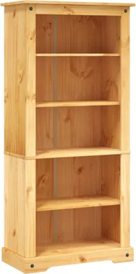 Produktbild von vidaXL Bücherschrank 5 Fächer Mexiko-Stil Kiefernholz 80x40x170 cm