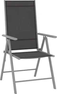 Produktbild von vidaXL 9-tlg. Garten-Lounge-Set Schwarz und Silbern