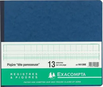 Immagine prodotto di EXACOMPTA 19610E EXACOMPTA Rilegatura "Registro di cassa o bancario", 297 x 380 mm