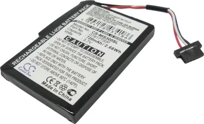 Produktbild von TECHTEK Akku Kompatibel mit [Mitac] Mio Spirit 300, Spirit 300 Traffic, Spirit 500 HF Traffic Europe, Spirit 555, Spirit 555 Traffic, für [Navman] M