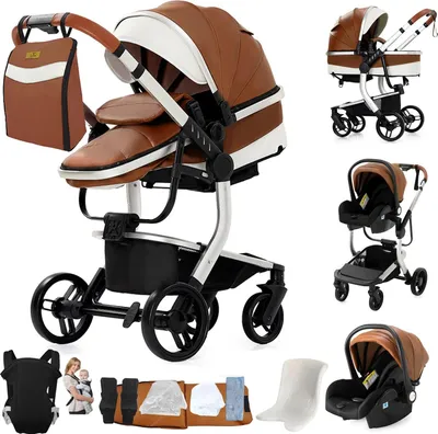 Obrázek produktu pro Dětská autosedačka, konstrukce 4 v 1, skládací a lehká, L518-KHAKI