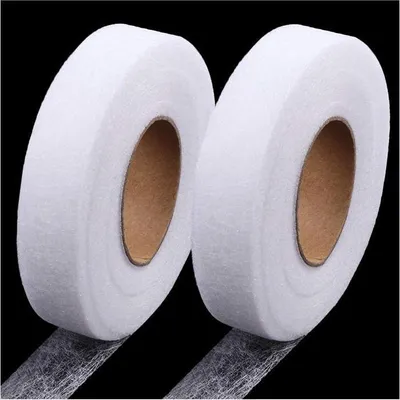 Obrázek produktu pro 2 nažehlovací pásky (60 m x 2 cm) pro sešívání látek, kalhot, záclon a oděvů