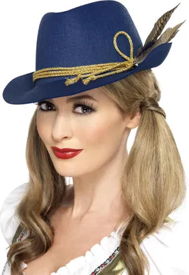 Image de Smiffys - Chapeau de costume "Authentic", Festival SM3539 (Taille unique) (Bleu)