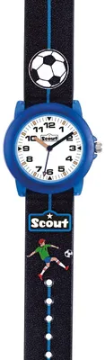 Immagine prodotto di Orologio da polso per bambini di Scout in plastica, nero, blu