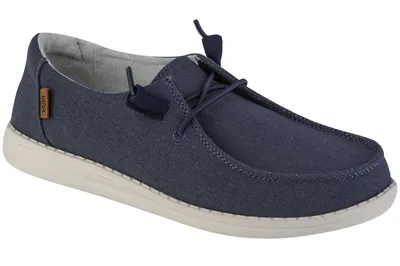 Produktbild von HEYDUDE Wendy Chambray Damen Halbschuhe Navy White Größe 38