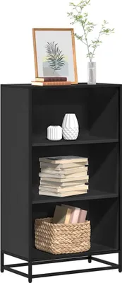 Obrázok produktu pre Regál na knihy čierny 60x35x107,5 cm materiál na báze dreva