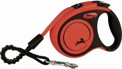Obrázek produktu pro Flexi Xtreme, Pes, Zatahovací vodítko, Černá, Oranžová, Páskové, 15 kg, Jednobarevný