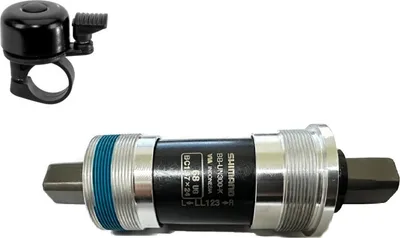 Produktbild von Shimano Fahrrad Innenlager BB-UN300 BSA 68-122,5mm Alu-Schale E-Type inkl. Fahrradklingel