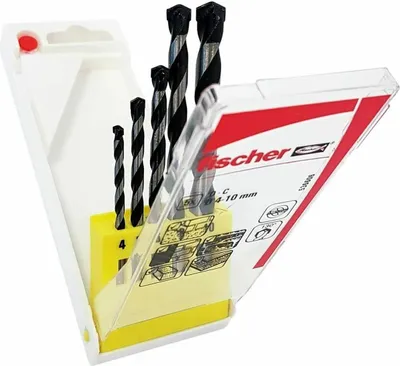 Zdjęcie produktu dla Fischer 536606, Młot udarowo-obrotowy, 1 cm, Gazobeton, Beton, Wapień, Kamień, Kamień naturalny, B01M8PY57V, 140 g, 55 mm
