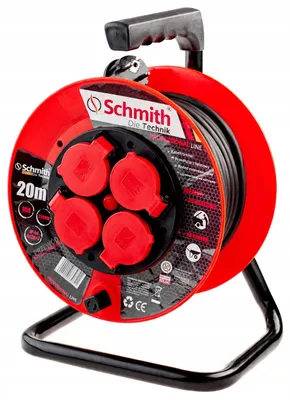 Obrázek produktu pro Schmith SPPL-1-25 Bubnový prodlužovací kabel 25m 4 zásuvky