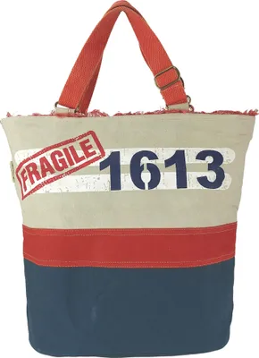 Produktbild von Sunsa XXL Damen Handtasche. Große Tasche aus Canvas. Vegane Strandtasche/Schultertasche. Weekender in Retro Stil