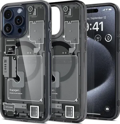 Produktbild von Spigen ACS06721, Cover, Apple, iPhone 15 Pro, 15,5 cm (6.1"), Schwarz