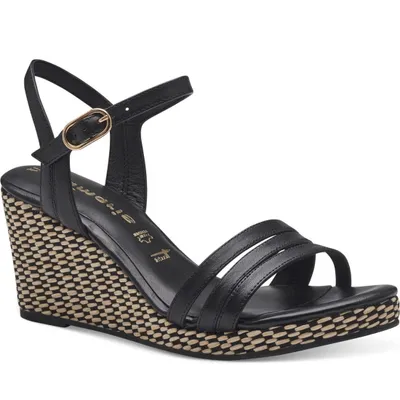 Produktbild von Tamaris Damen Klassische Sandalen 1-28046-42 001 Farbe: Schwarz Größe: 40